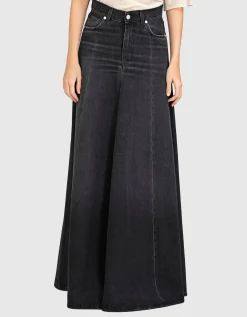 Maxi Jeans Rock