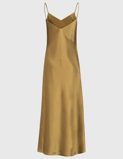 Maxi Satin-Kleid Provence