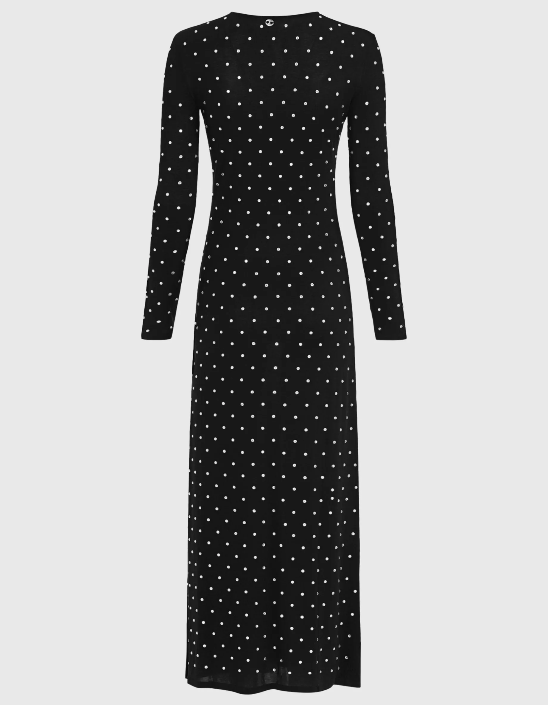 Maxi-Kleid mit Schmucksteinen