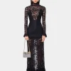 Maxi-Kleid mit Spitze