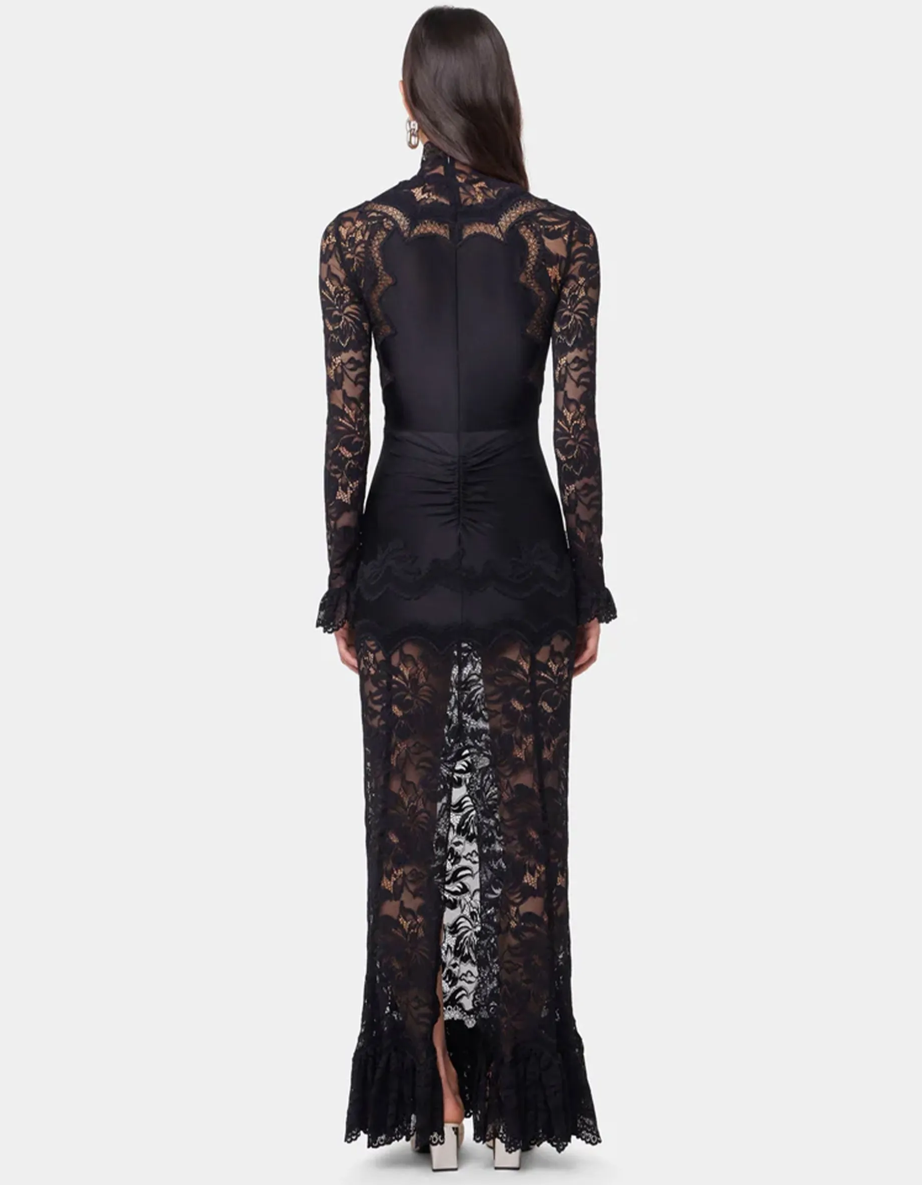 Maxi-Kleid mit Spitze