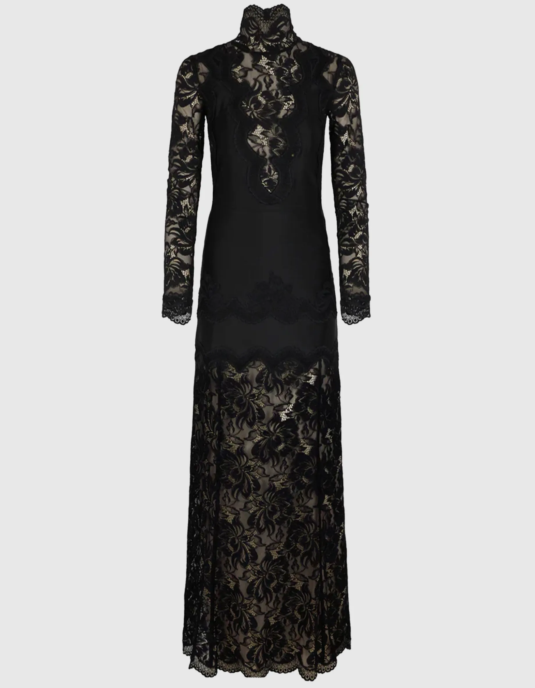 Maxi-Kleid mit Spitze