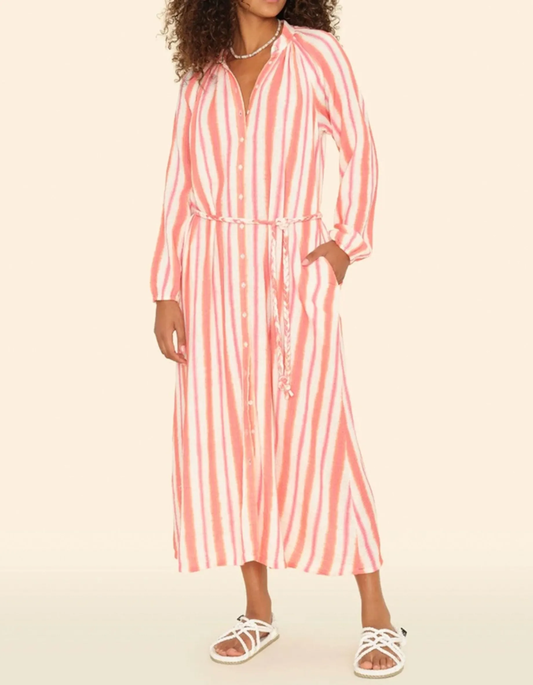 Maxi-Musselin-Kleid Alicia