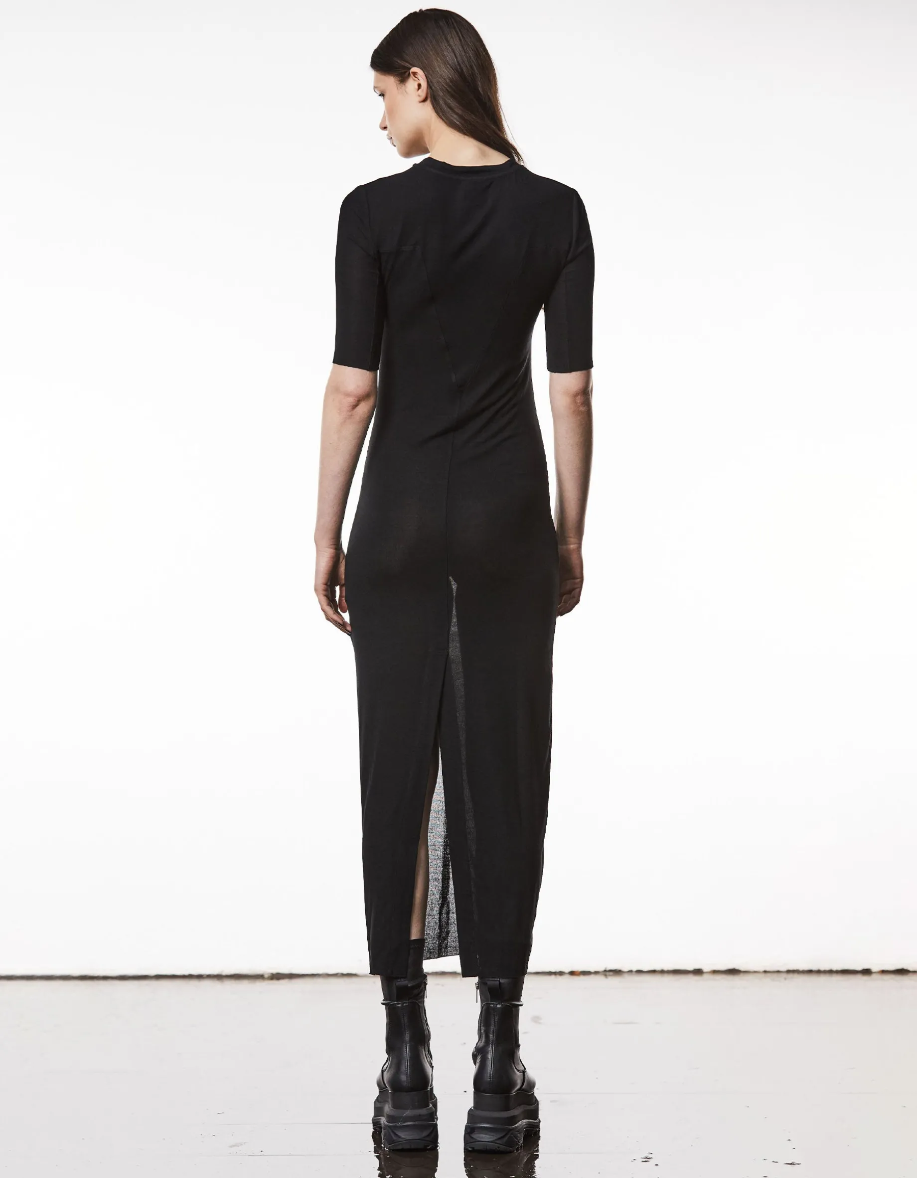Midi Jersey-Kleid