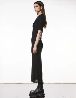 Midi Jersey-Kleid