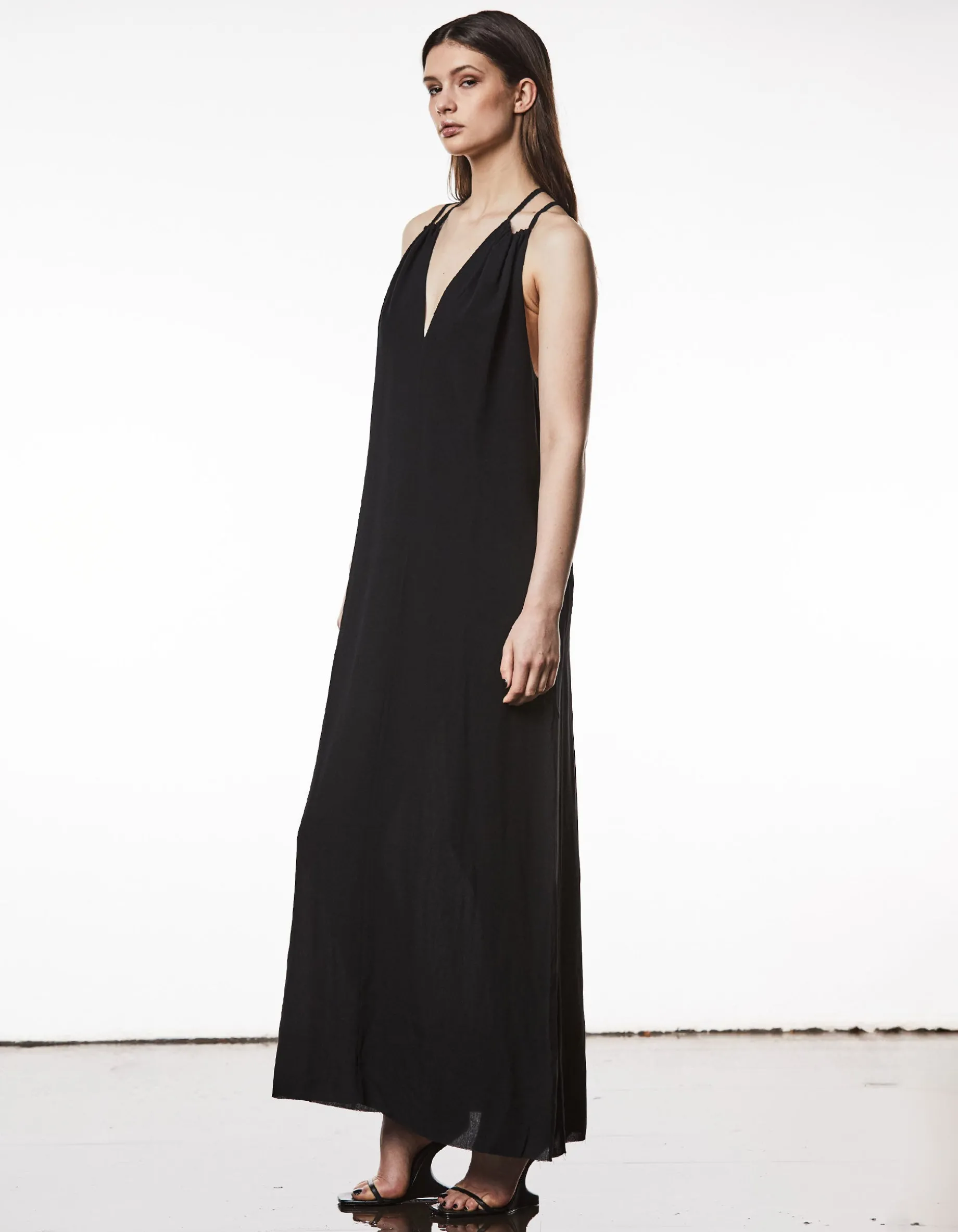 Midi-Trägerkleid