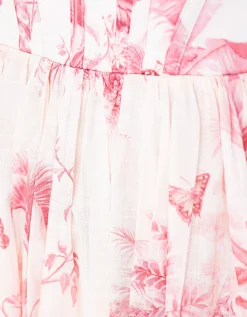 Midi-Träger-Korsagenkleid Waverly