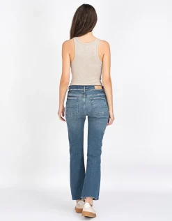 Mid-Rise Ankle Bootcut Jeans Daisy