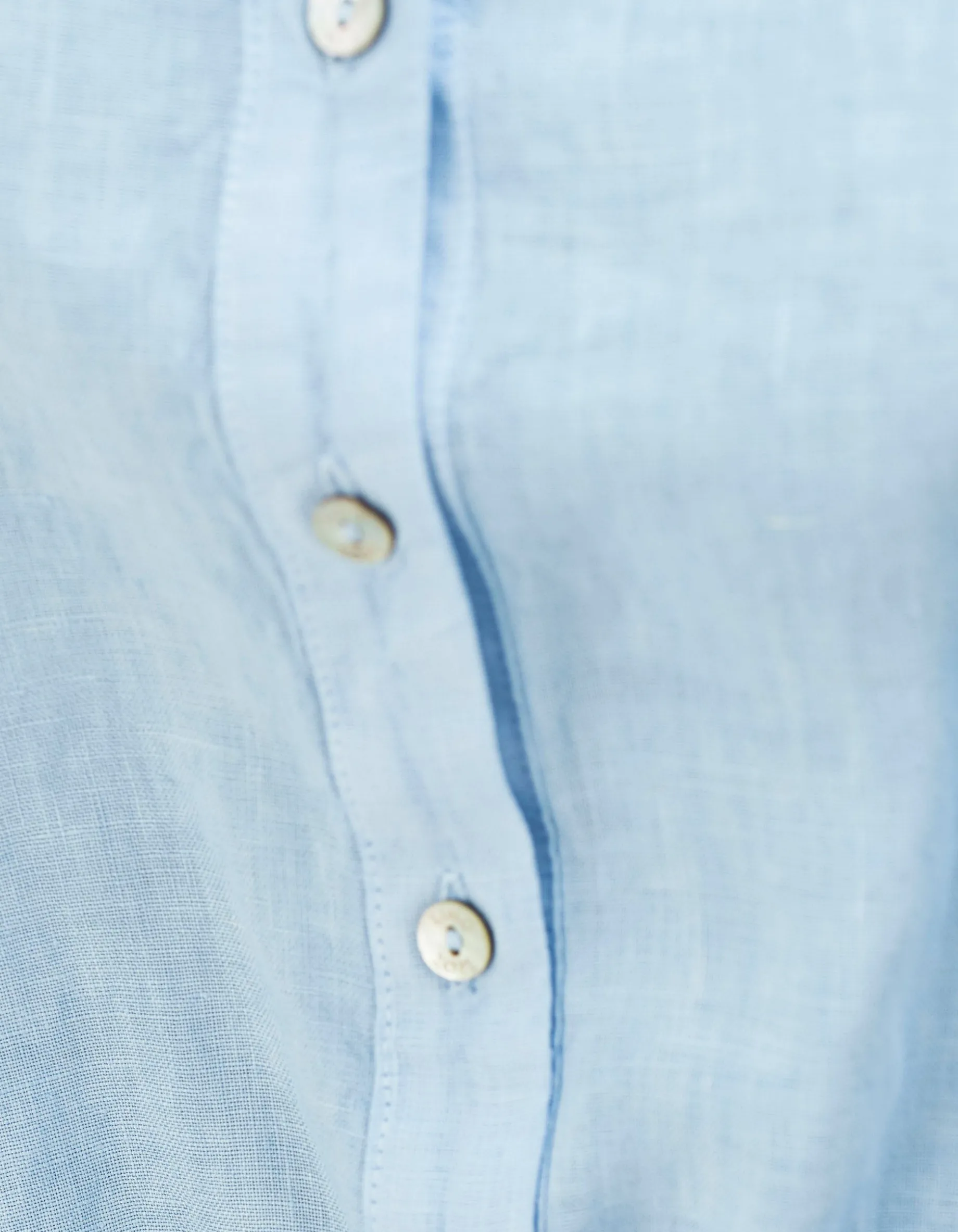Mini Leinen-Kleid mit Bindegürtel