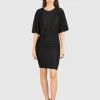 Mini-Kleid Hellana mit Schulterpolstern