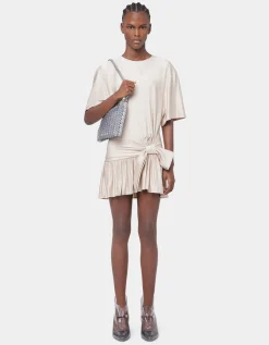 Mini-Kleid mit Schleife und Rücken-Cut-Out