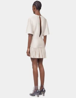 Mini-Kleid mit Schleife und Rücken-Cut-Out