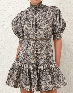 Mini-Kleid Wylie mit Bindegürtel