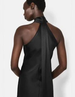 Mini-Satin-Kleid Pandora mit Binde-Detail