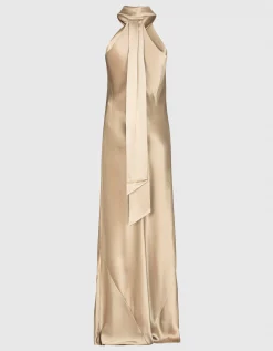 Neckholder Satin-Kleid Pandora
