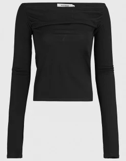 Off Shoulder Viskose-Longsleeve