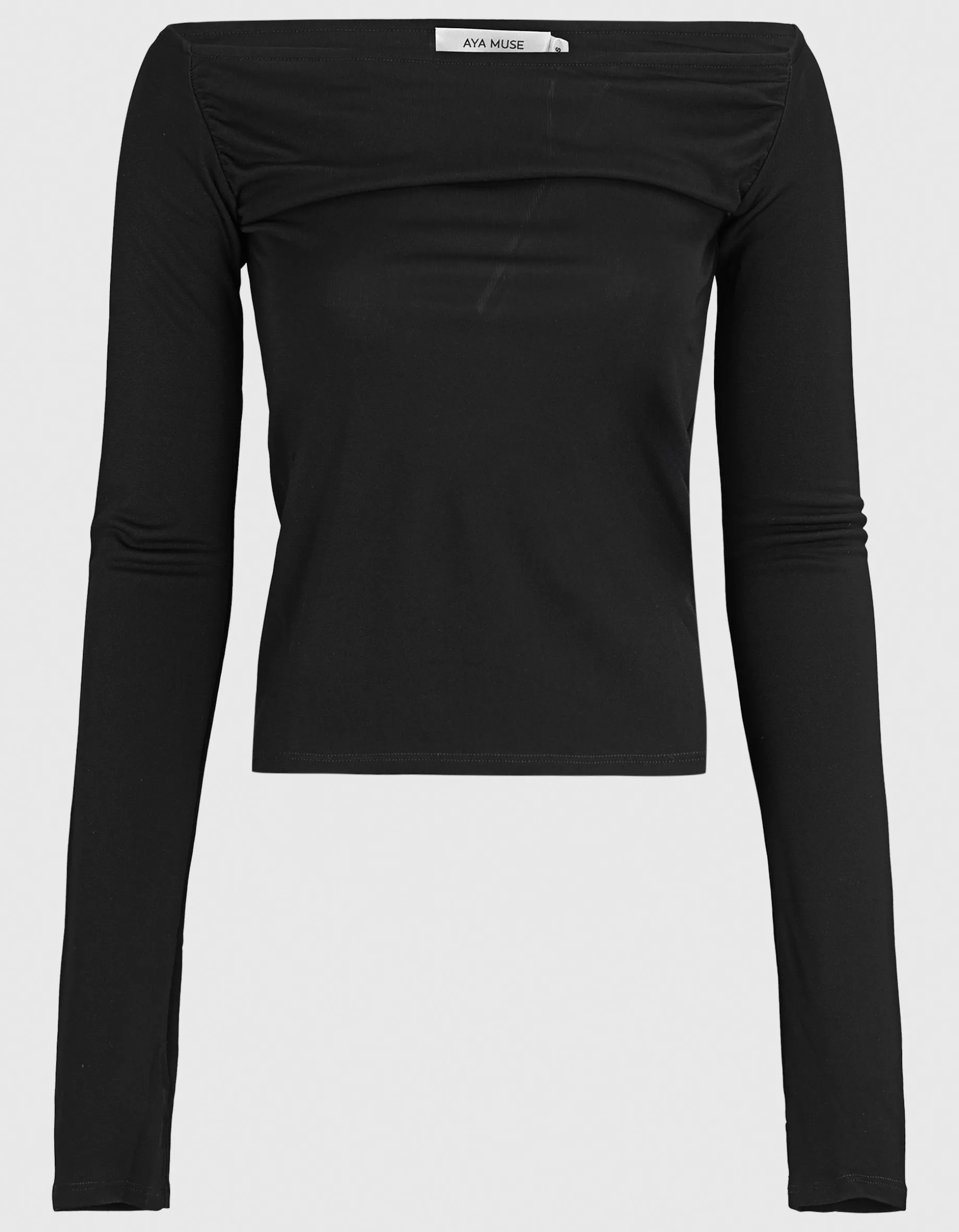 Off Shoulder Viskose-Longsleeve