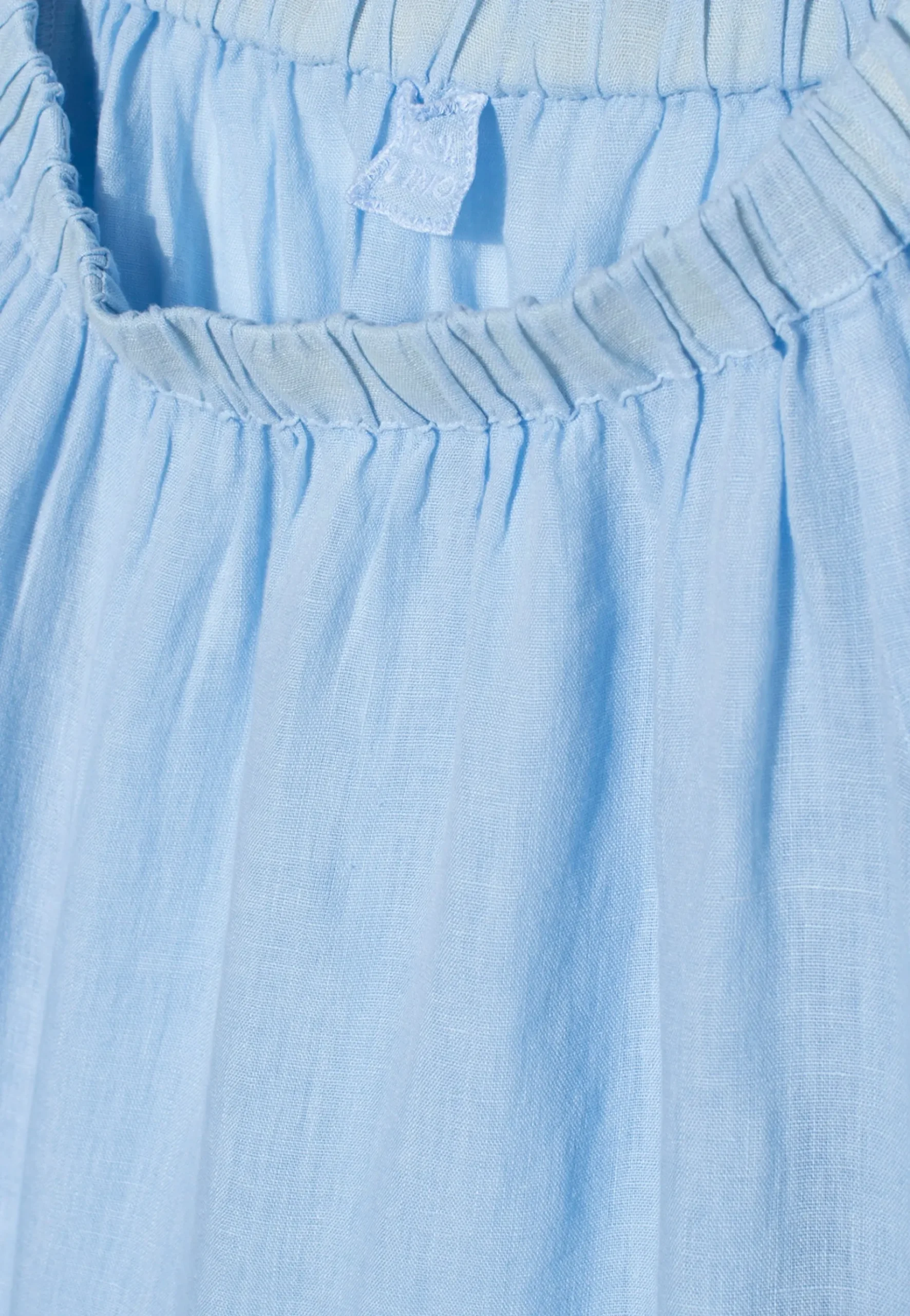 Off-Shoulder Leinen-Bluse