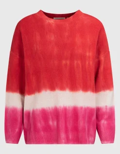 Oversize Batik-Kaschmir-Pullover