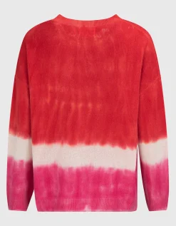 Oversize Batik-Kaschmir-Pullover