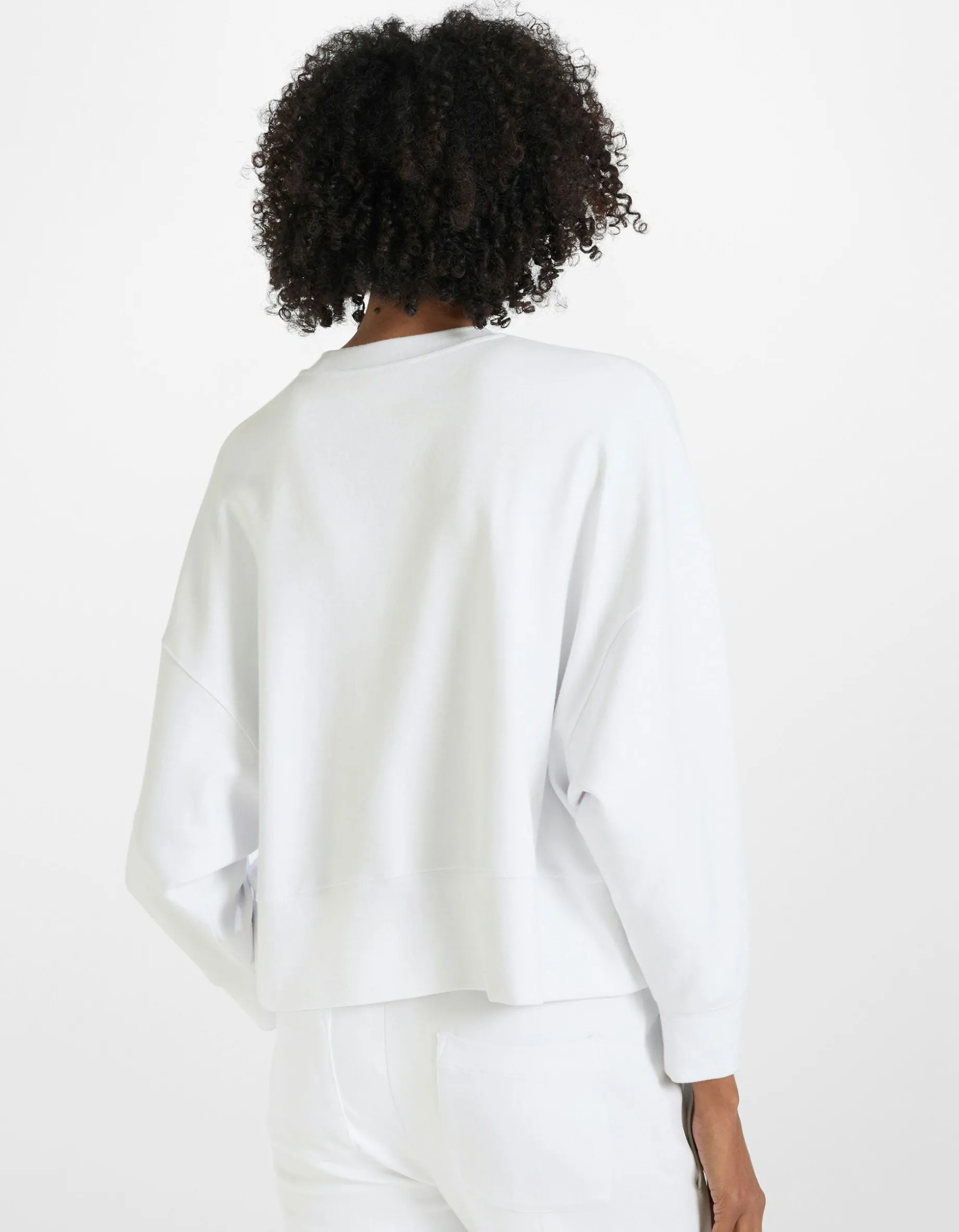 Oversize Crop Sweatshirt
