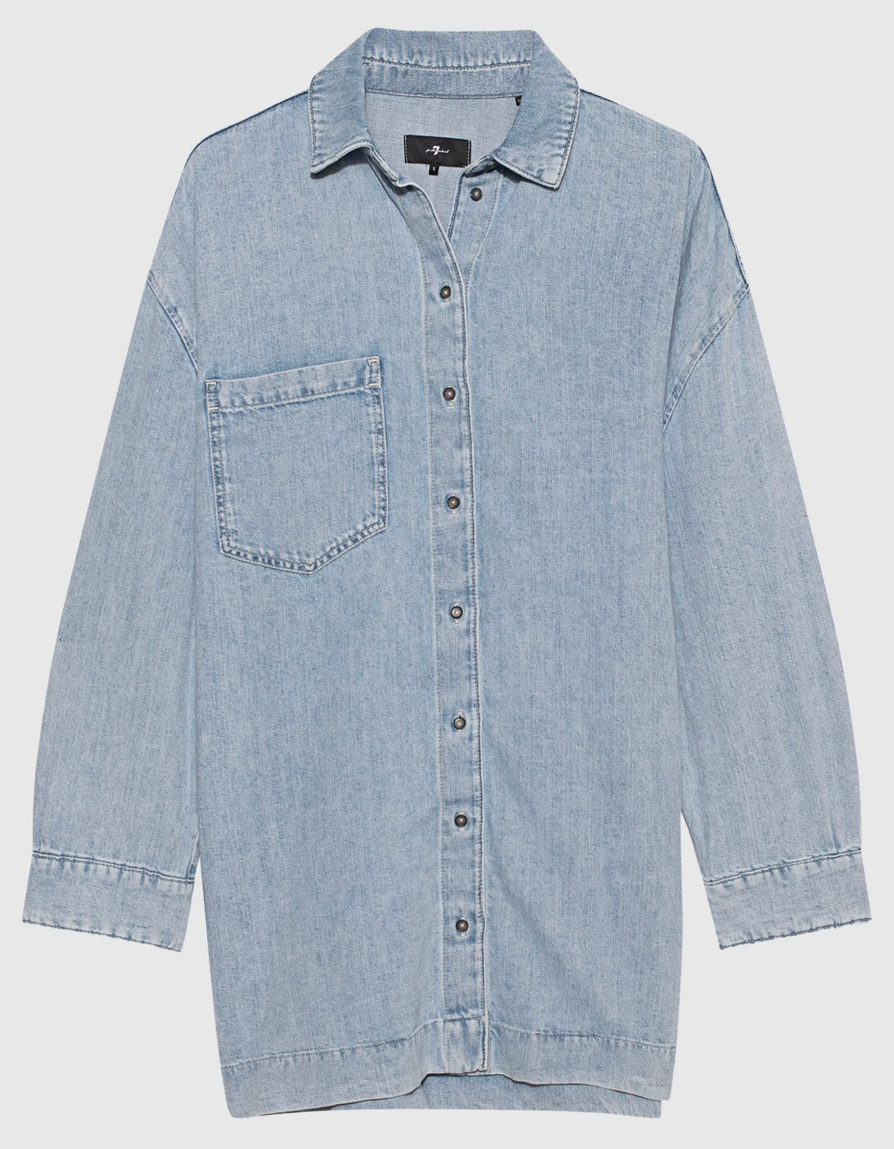 Oversize Denim-Hemdkleid Kansas