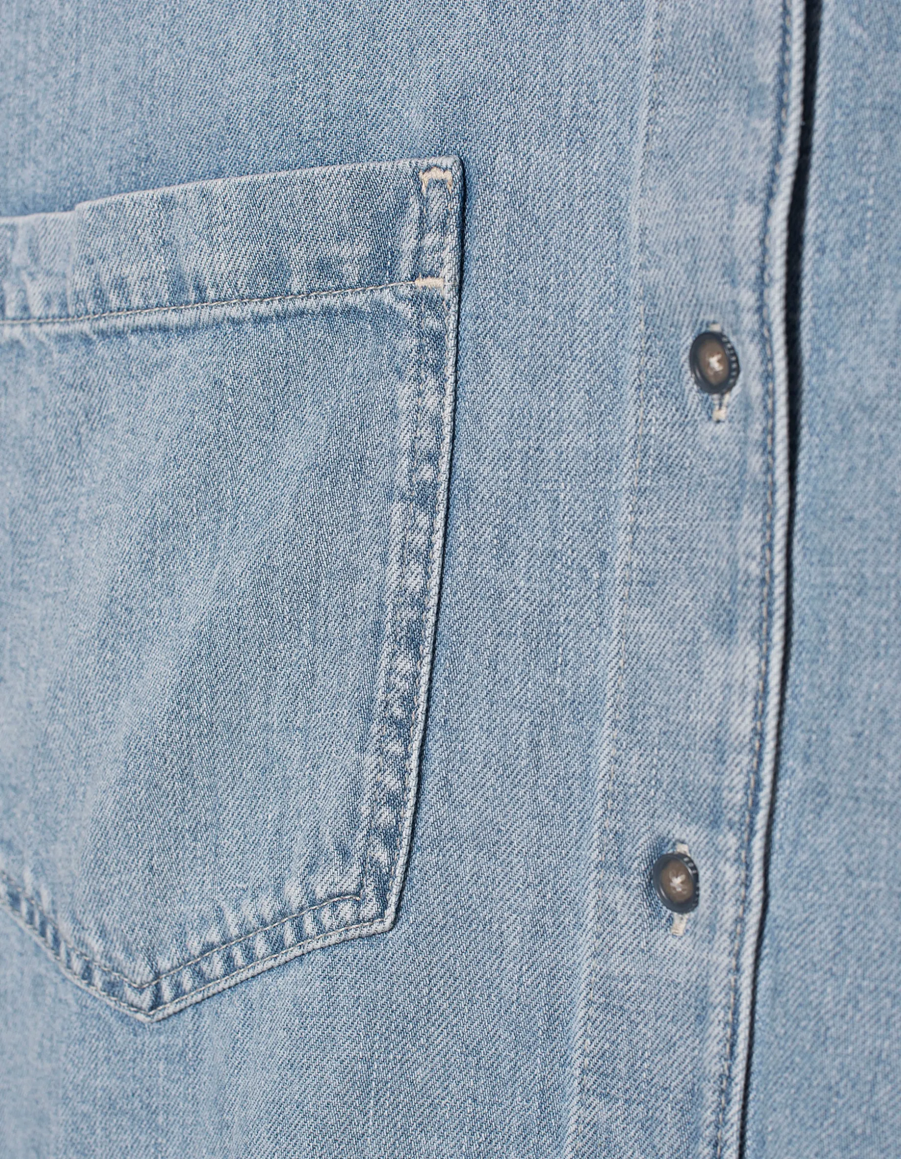 Oversize Denim-Hemdkleid Kansas