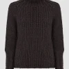 Oversize Grobstrick-Kaschmirpullover