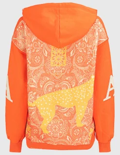 Oversize Hoodie mit Stickereien
