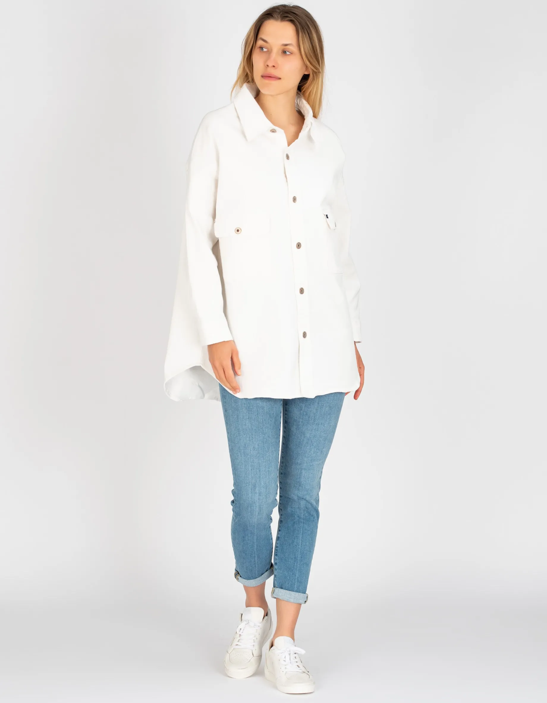 Oversize Jeans-Hemd