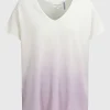 Oversize Kaschmir-Kurzarm-Shirt