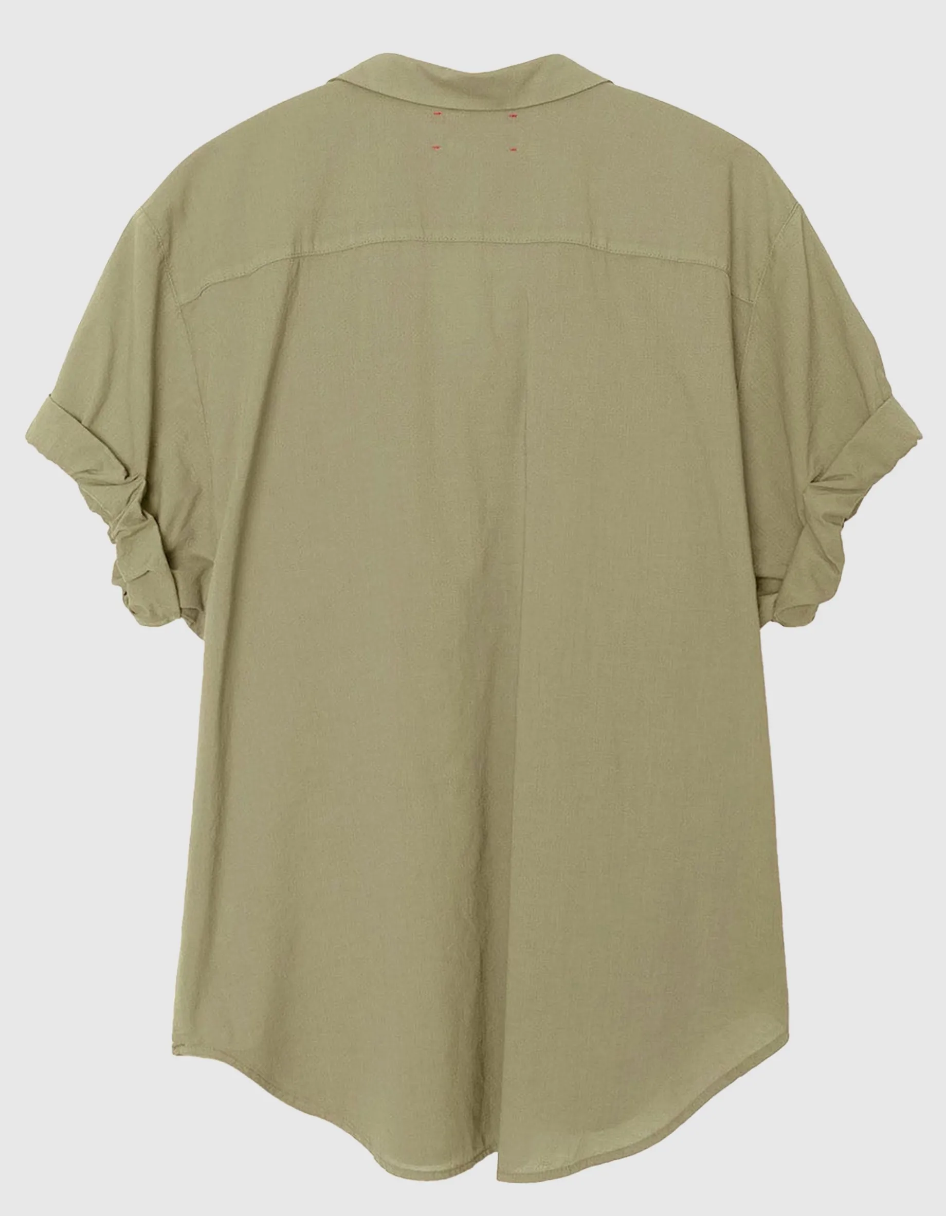 Oversize Kurzarm-Bluse Channing