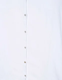 Oversize Leinen-Bluse