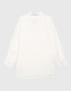 Oversize Leinen-Mix Hemd
