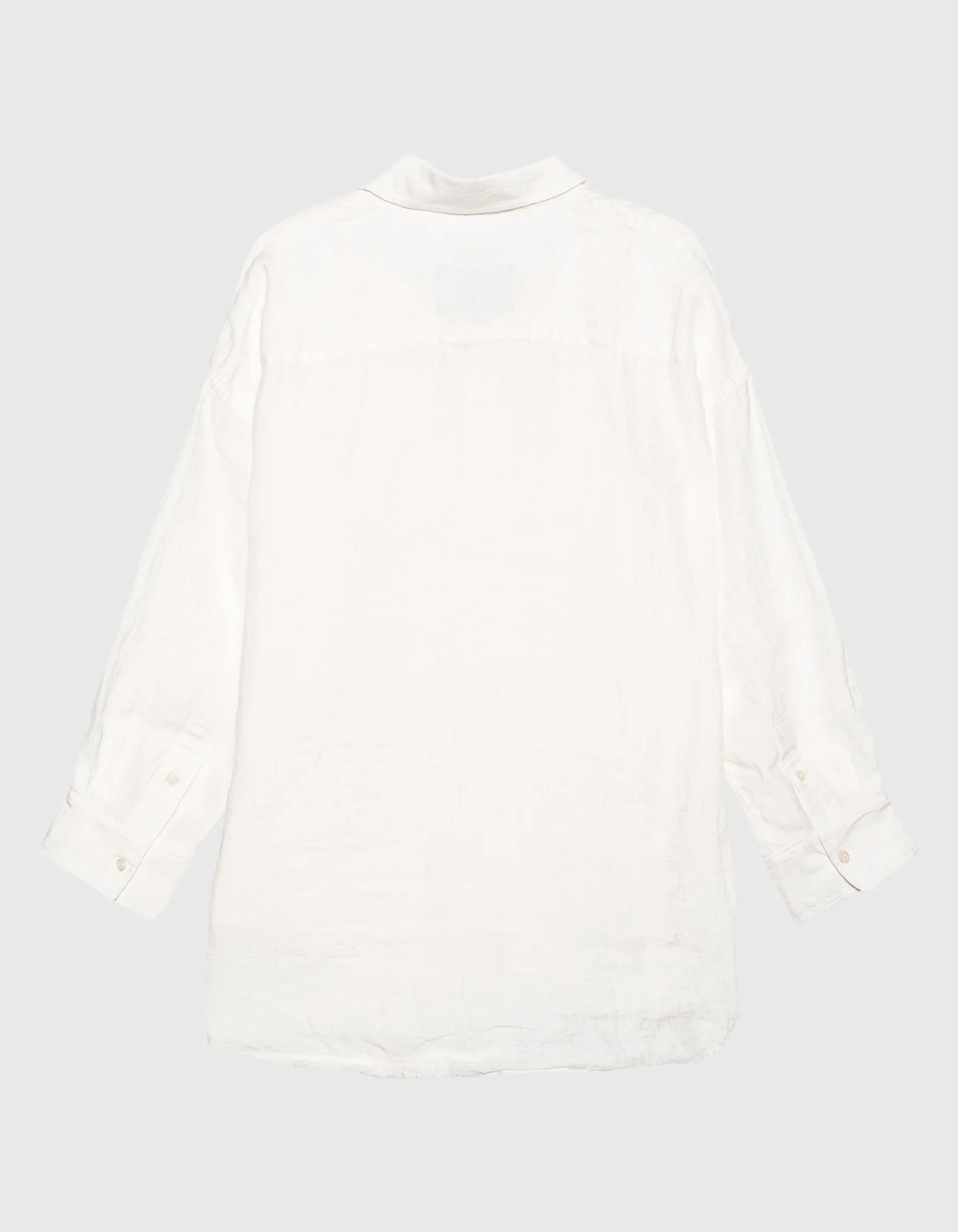Oversize Leinen-Mix Hemd
