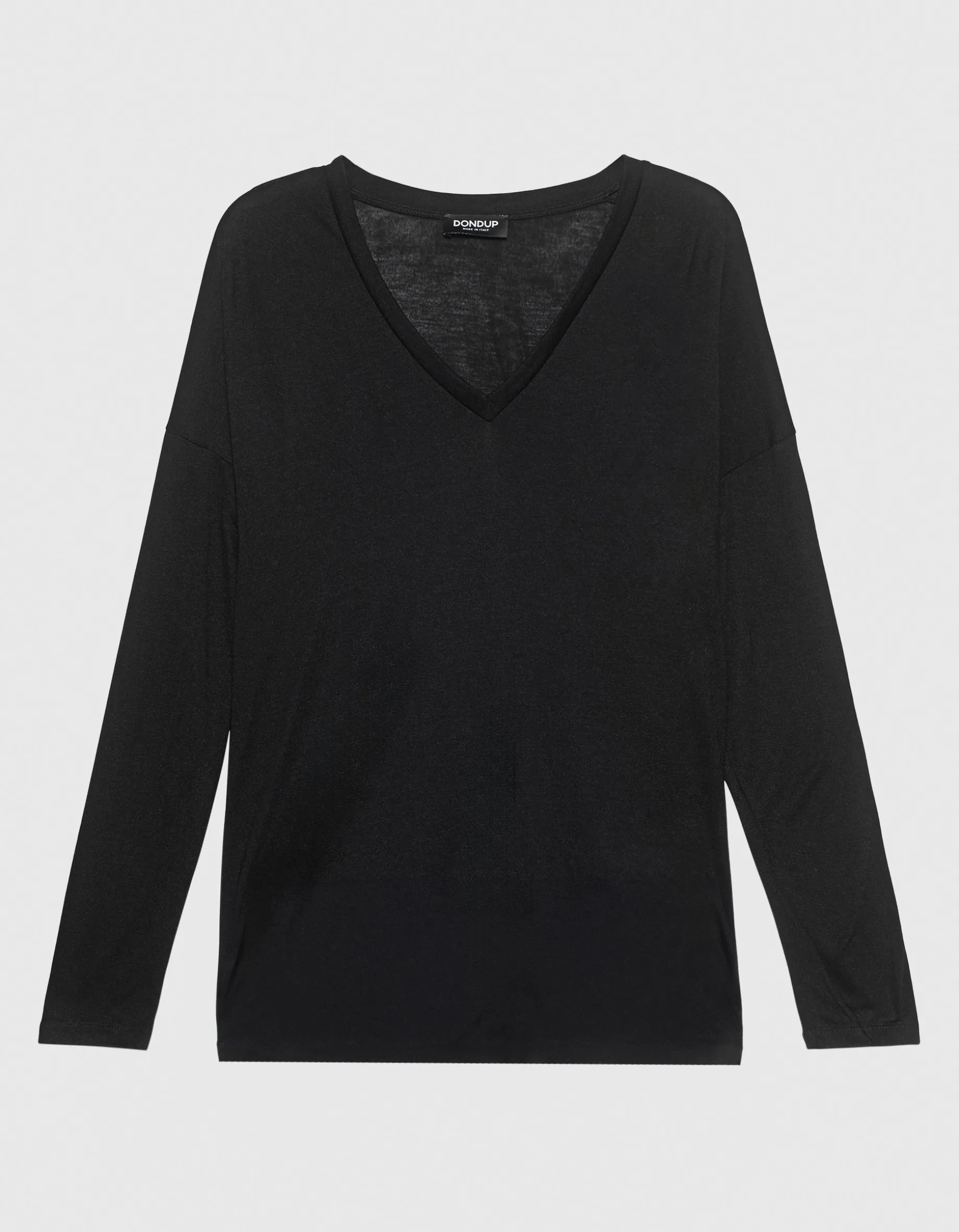 Oversize Longsleeve mit Seidenanteil