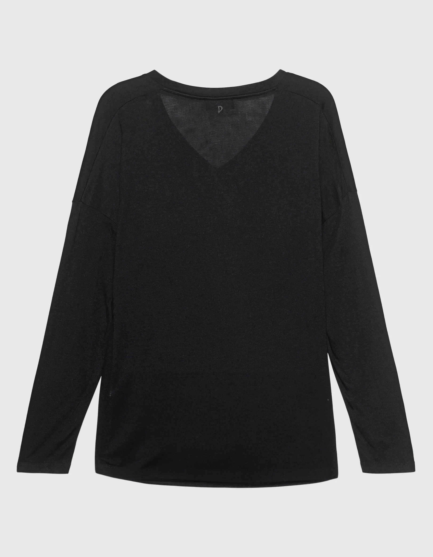 Oversize Longsleeve mit Seidenanteil