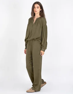 Oversize Seiden-Bluse Mayson