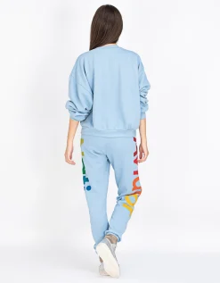 Oversize Sweatshirt mit Stickereien