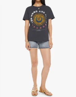 Oversize T-Shirt The Rowdy mit Strasssteinen