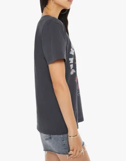 Oversize T-Shirt The Rowdy mit Strasssteinen