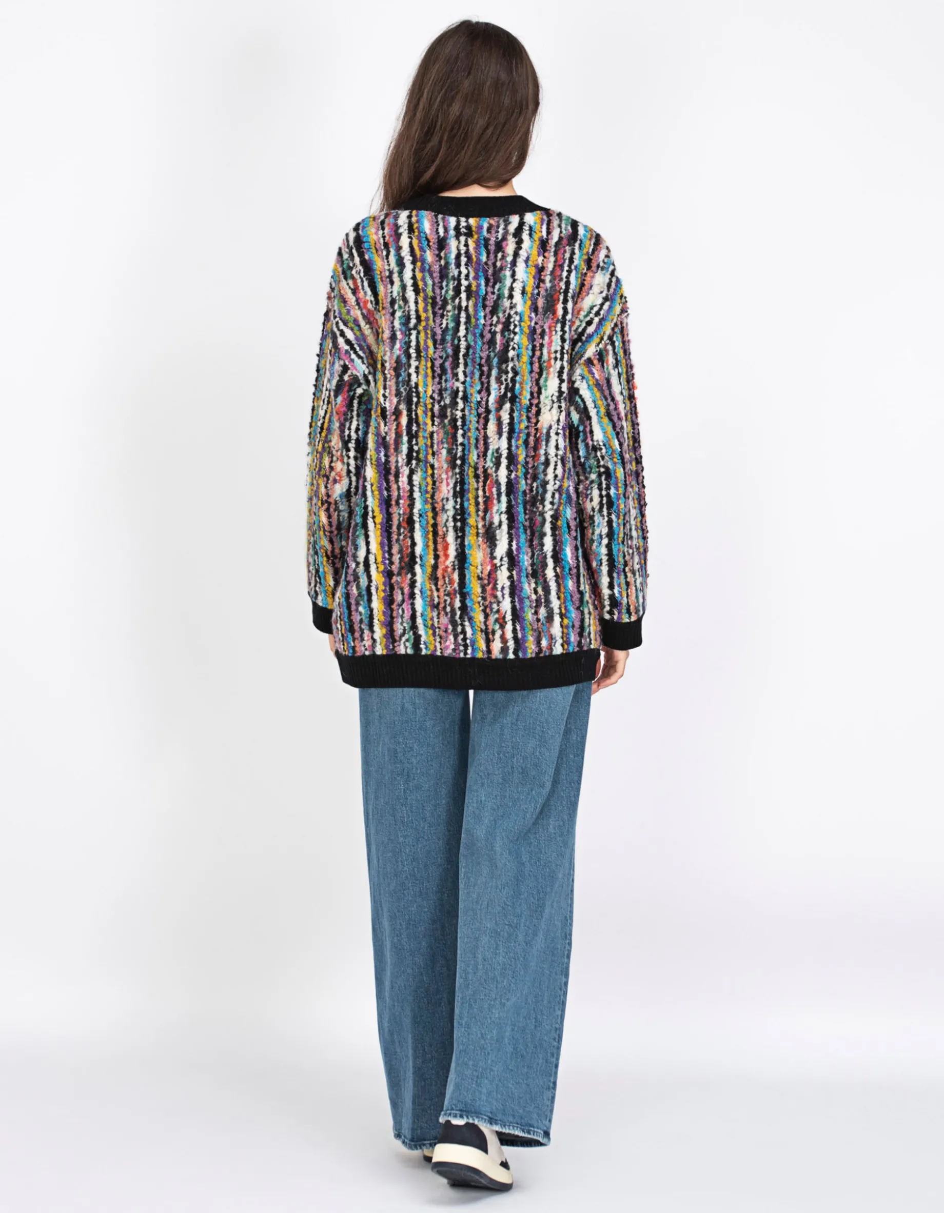 Oversize Woll-Mohair Mix Cardigan