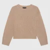 Oversize Woll-Pullover Haisley mit Rundhalsausschnitt