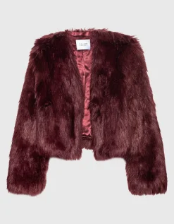 Oversized Faux-Fur Jacke