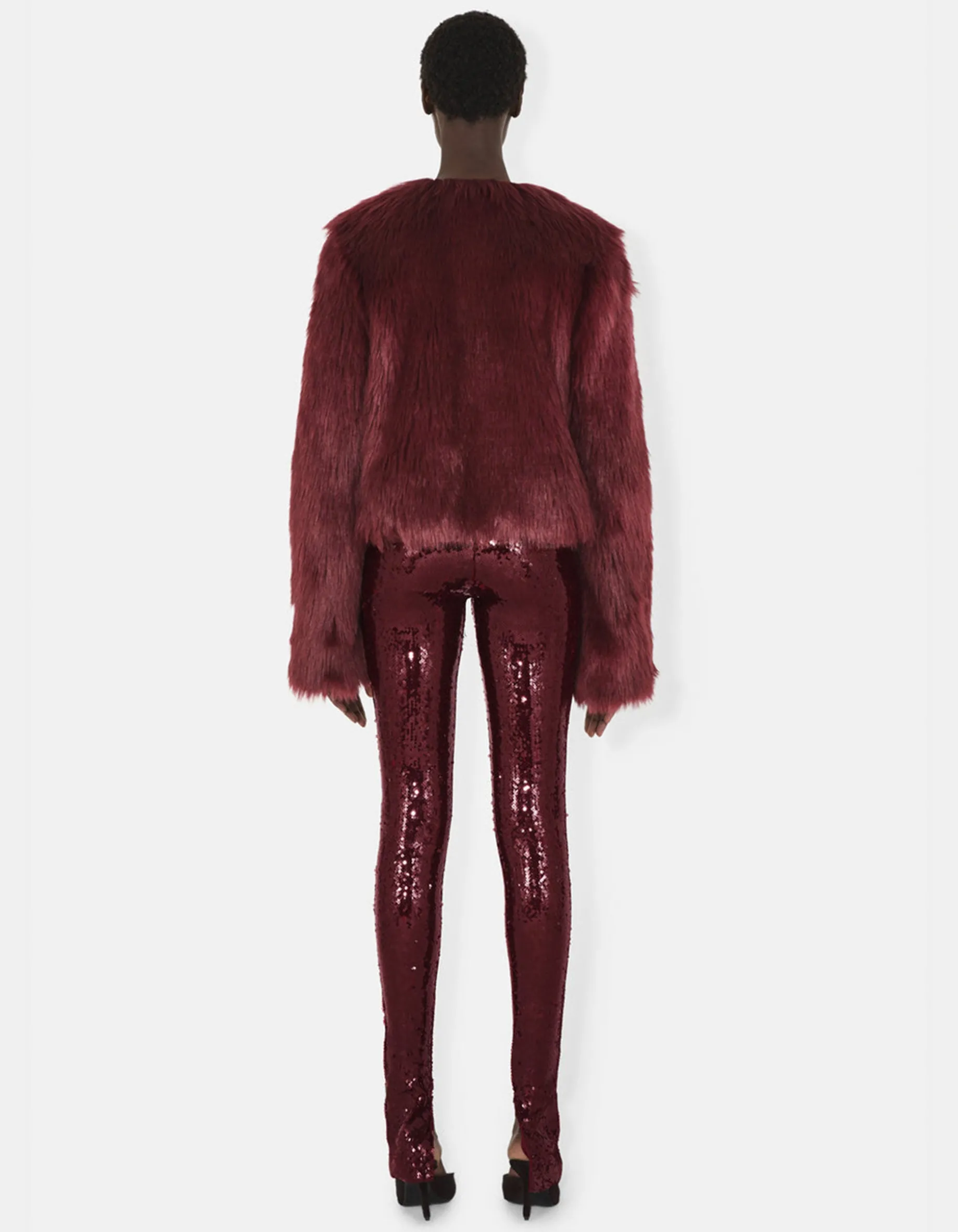 Oversized Faux-Fur Jacke