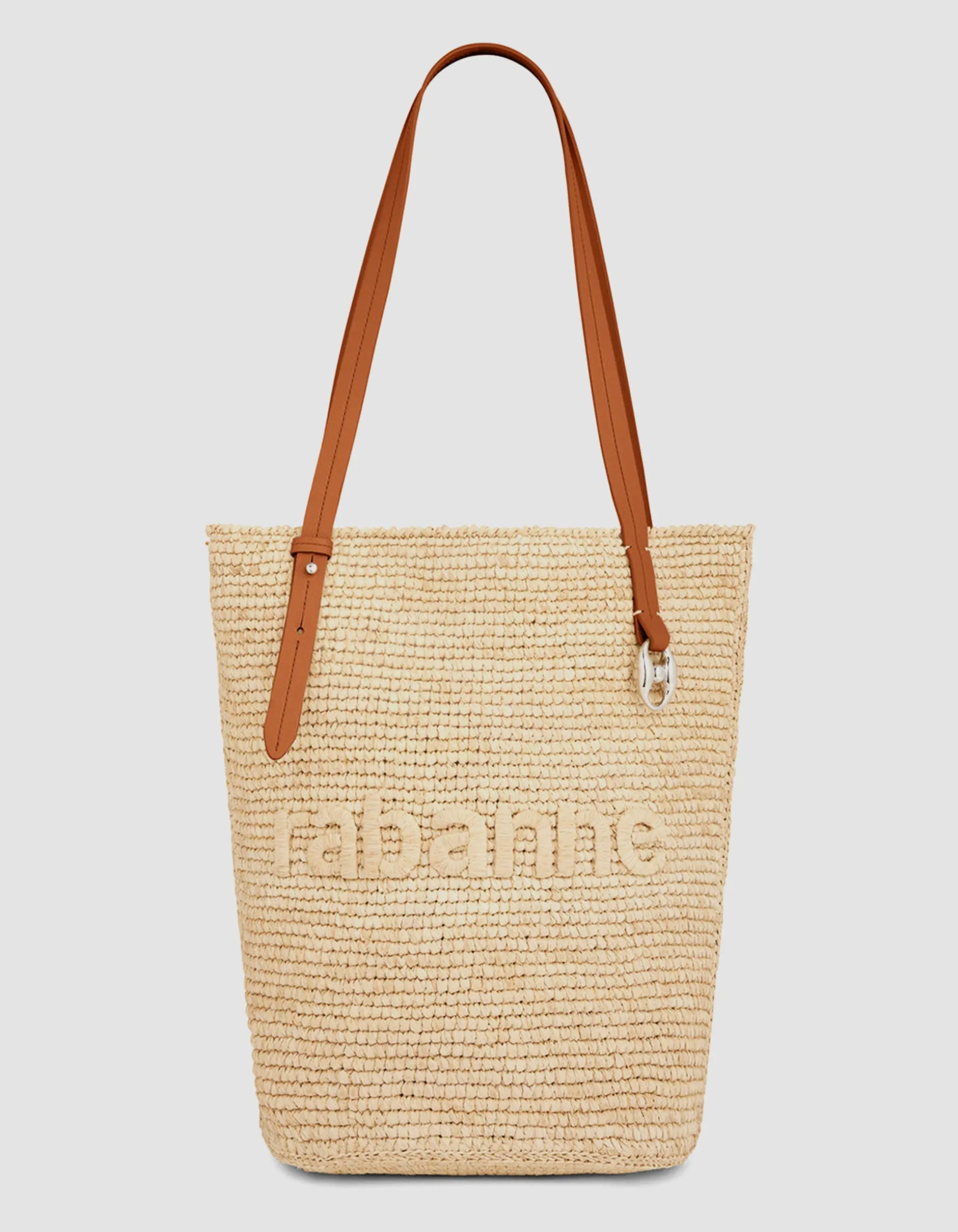 Raffia Tote Bag mit Logo