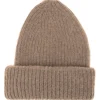 Rippstrick Kaschmir-Beanie