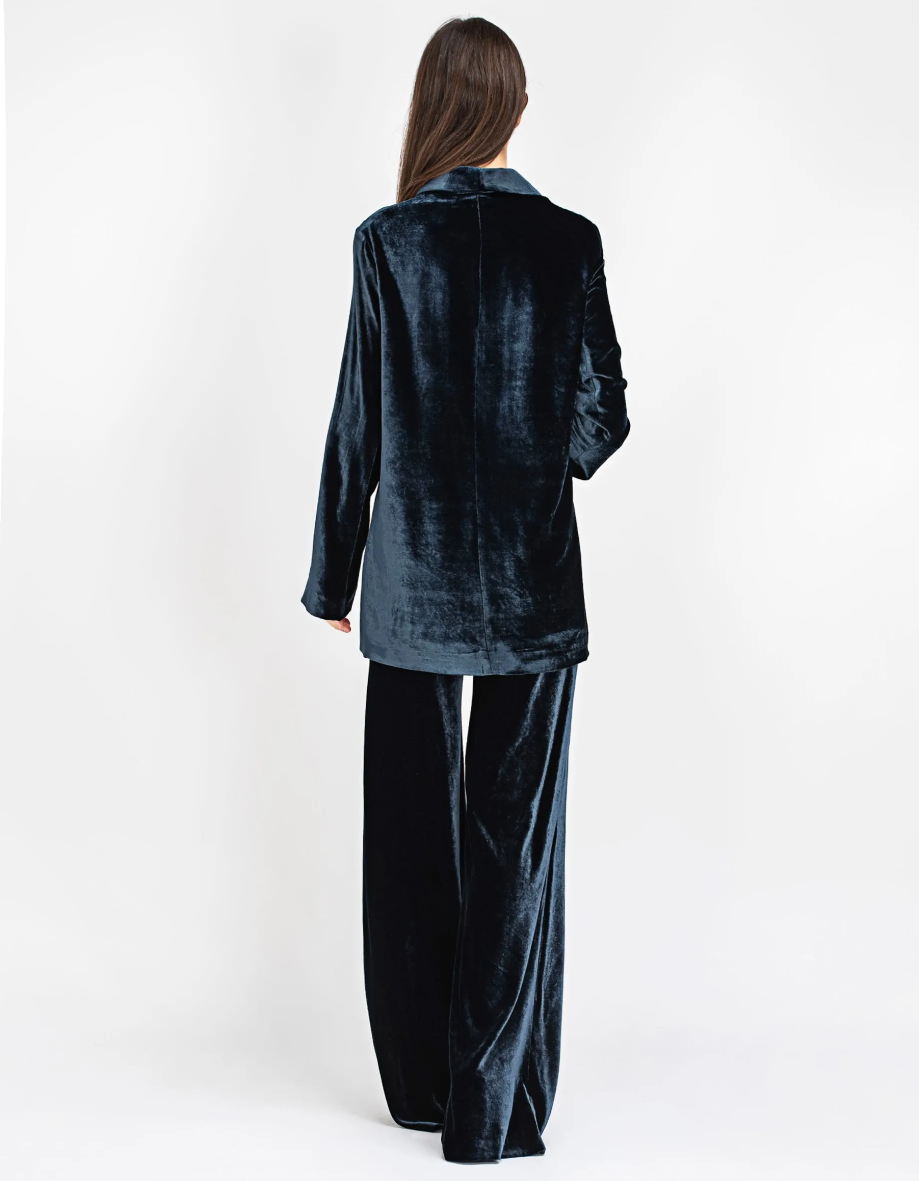 Samt-Blazer Julianne mit Seidenanteil