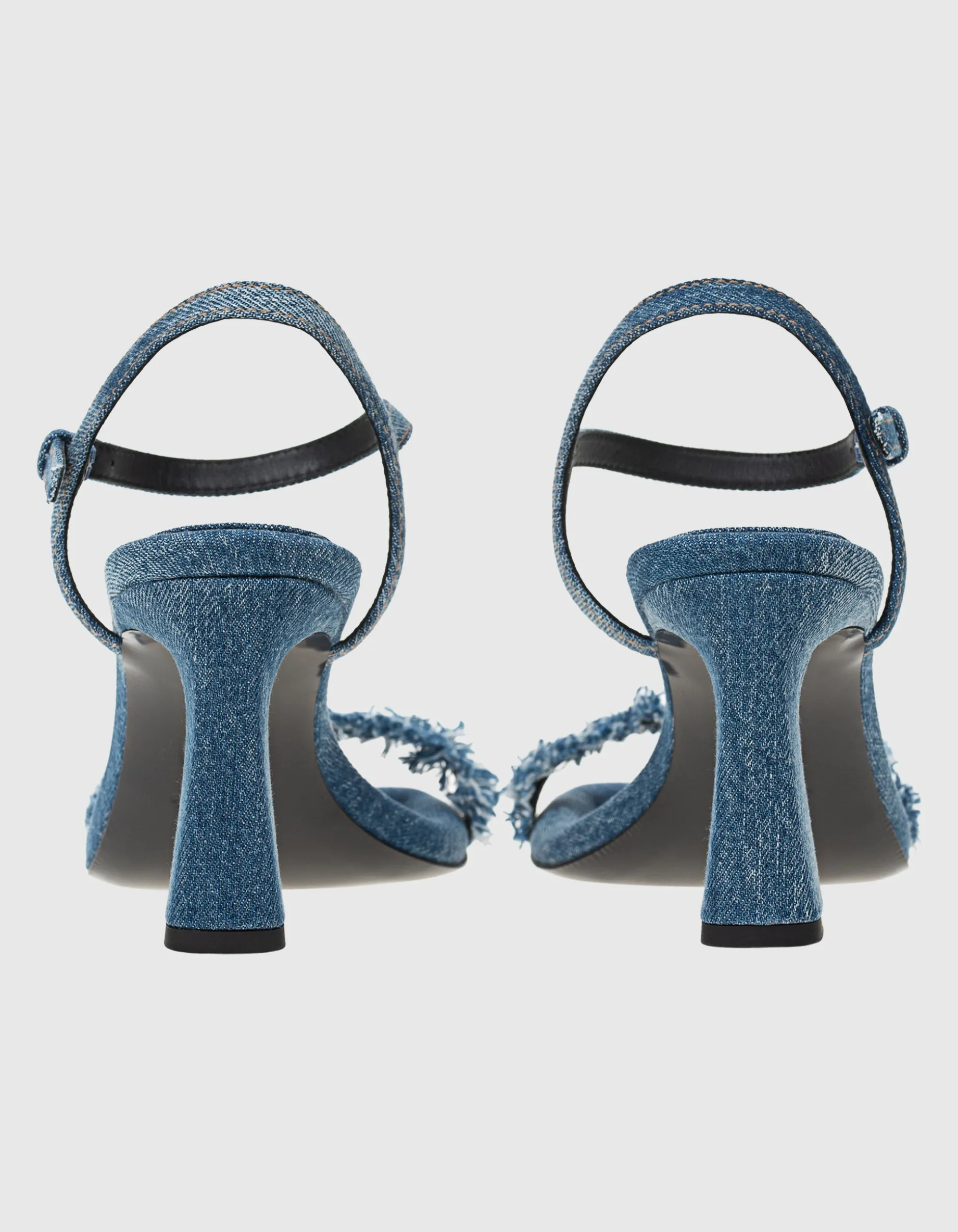 Sandalette mit Strassverzierung