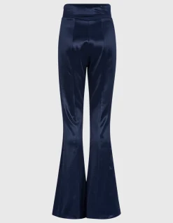 Satin Flare-Leg Hose